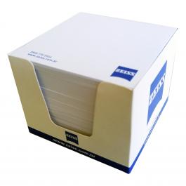 Bloco de Rascunho Cubo - 720 folhas - Personalizado - BRC720 Cartão duplex 250g (caixa) - Alta Alvura 75g (miolo) 9,5x9,5x7,5cm 4x0 (caixa) - 1x0 (miolo)  Corte e vinco e Colagem Totalmente personalizado