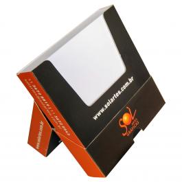 Bloco de Rascunho Display - 180 folhas - Personalizado - BRD180 Cartão duplex 250g (caixa) - Alta Alvura 75g (miolo) 10x10x2cm 4x0 (caixa) - 1x0 (miolo) Modelo de encaixes Corte e vinco Totalmente personalizado