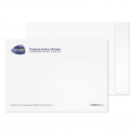 Envelope Saco Pronto Papel Offset 75g 24x34cm 4x0 Cores   Impressão Digital